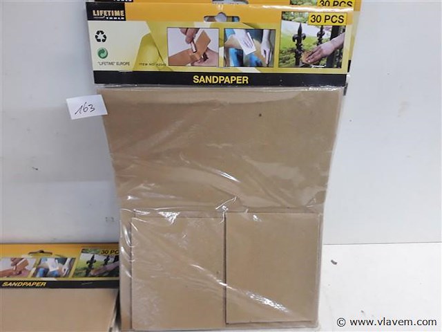 10 x schuurpapier 30 stuks mix - afbeelding 2 van  2