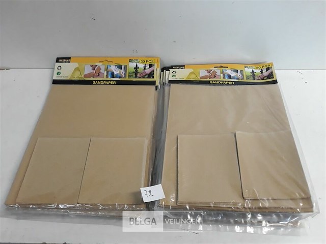 10 x schuurpapier 30 vellen mix korrels en afmetingen - afbeelding 1 van  3