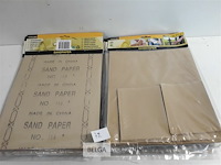 10 x schuurpapier 30 vellen mix korrels en afmetingen - afbeelding 3 van  3