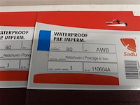 10 x schuurpapier waterproof k 80 3 vellen - afbeelding 2 van  2