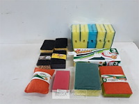 10 x schuurspons mix - afbeelding 2 van  3