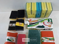 10 x schuurspons mix - afbeelding 3 van  3
