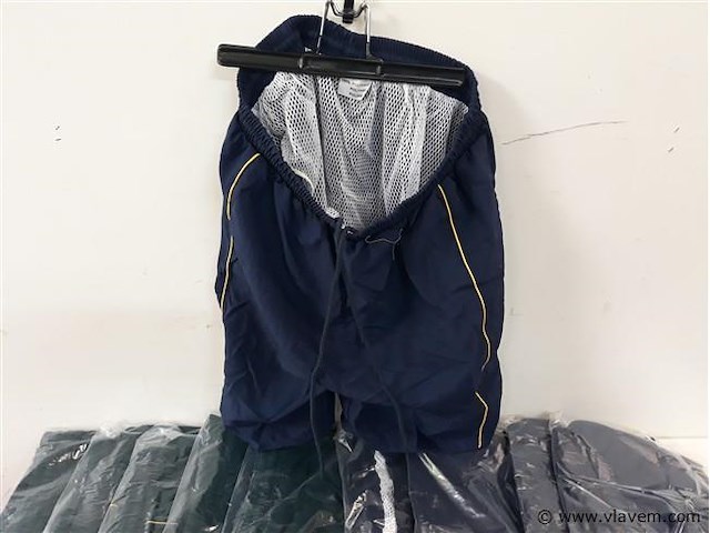 10 x short mix maten groen-blauw - afbeelding 2 van  2