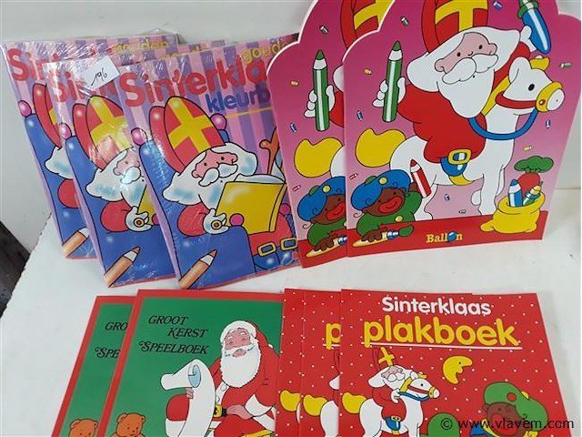 10 x sinterklaas kleurboek 4 assorti - afbeelding 2 van  2