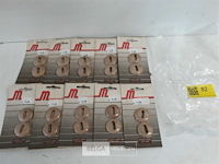 10 x sleutelplaat hout beuk 35 mm 2 stuks - afbeelding 1 van  3