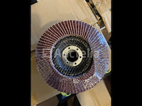 10 x slijpschijf lammellenschijf 125x22mm, metaal, grit 40 - afbeelding 1 van  2