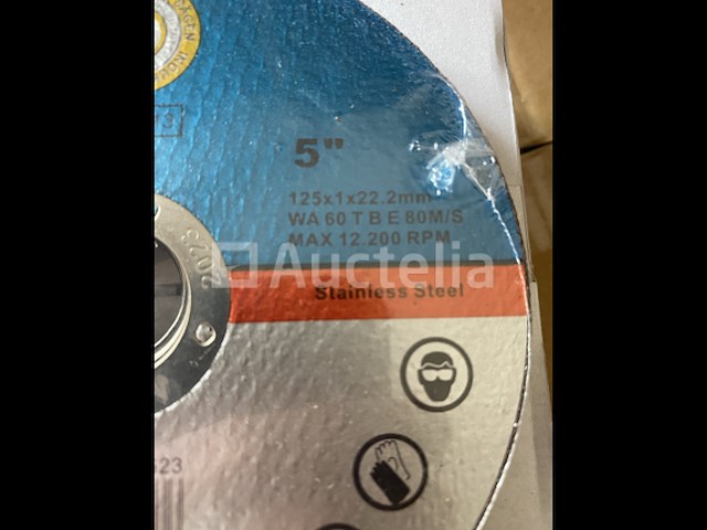10 x slijpschijven inox 125 mm 5" - afbeelding 2 van  4