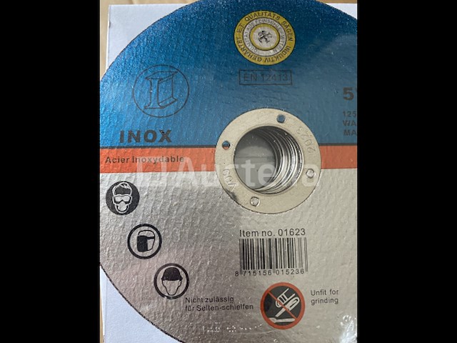 10 x slijpschijven inox 125 mm 5" - afbeelding 3 van  4