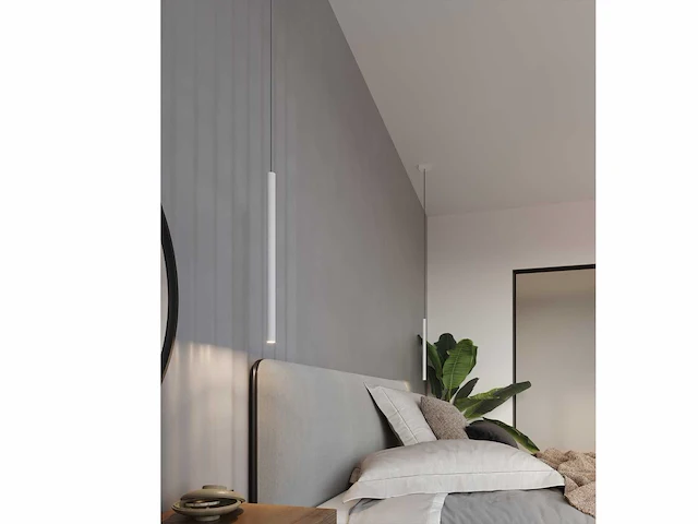 10 x solo tube slim design hanglamp wit - afbeelding 3 van  9