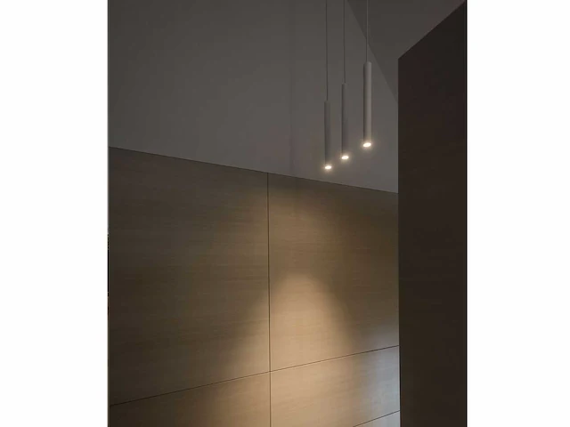 10 x solo tube slim design hanglamp wit - afbeelding 7 van  9