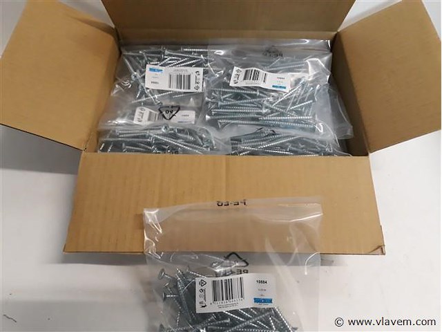 10 x spaanplaatvijzen 5 x 50 50 stuks kruiskop pz 2 - afbeelding 1 van  2