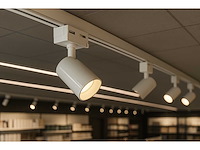 10 x spot op orientable gu10 – wit – eenfase – ø58x80x114 mm – ip20 - afbeelding 1 van  5