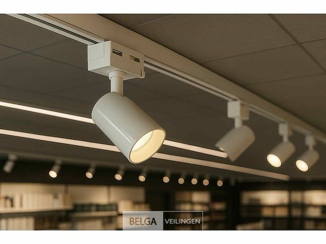10 x spot op orientable gu10 – wit – eenfase – ø58x80x114 mm – ip20 - afbeelding 1 van  4