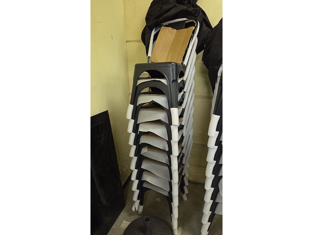10 x stoel metaal - afbeelding 1 van  2