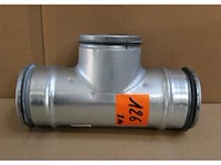 10 x t-stuk 90° ø80x80 met dichting