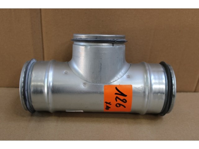 10 x t-stuk 90° ø80x80 met dichting - afbeelding 1 van  2