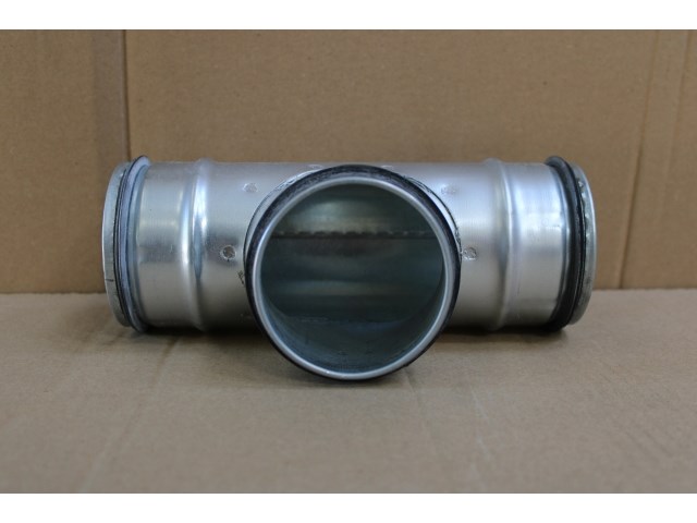 10 x t-stuk 90° ø80x80 met dichting - afbeelding 2 van  2