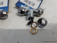 10 x t stuk bicoon 10mm chrome - afbeelding 2 van  2