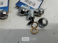 10 x t stuk bicoon 10mm chrome - afbeelding 3 van  3