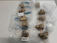 10 x t stuk soldeer koper 15mm x ½ f x 15mm - afbeelding 1 van  3