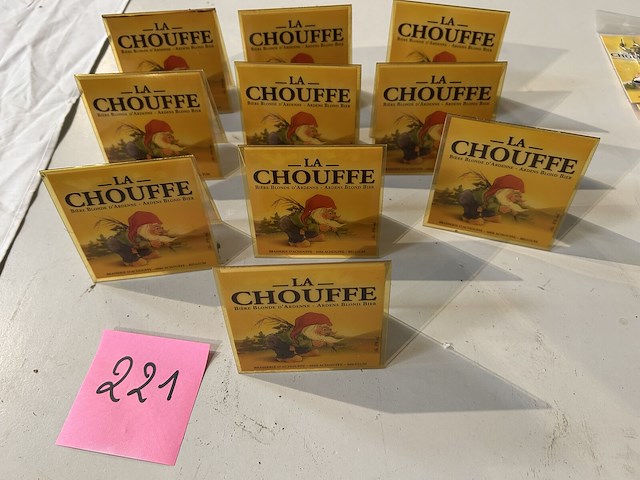 10 x tafelruiter brouwerij la chouffe - afbeelding 1 van  2
