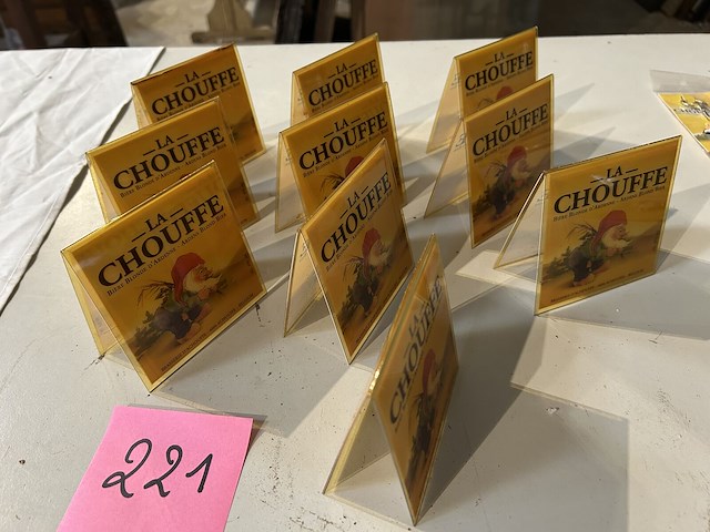 10 x tafelruiter brouwerij la chouffe - afbeelding 2 van  2