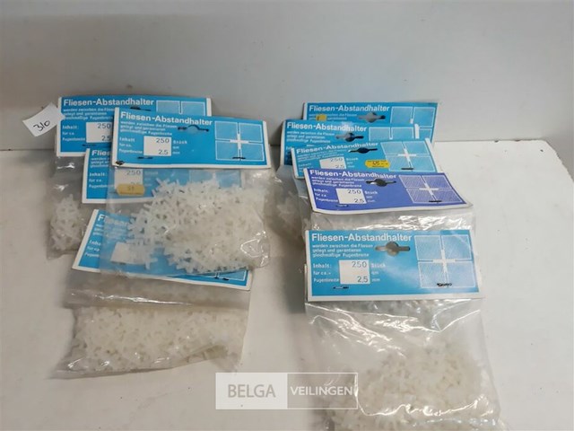 10 x tegelkruisjes 2,5mm 250 stuks - afbeelding 2 van  3