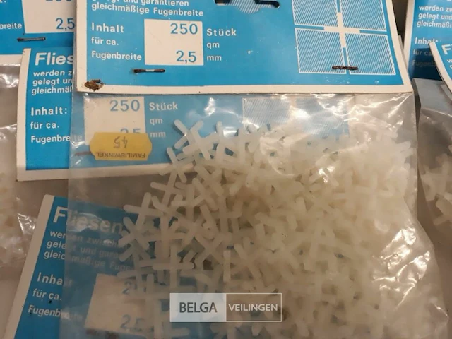 10 x tegelkruisjes 2,5mm 250 stuks - afbeelding 3 van  3