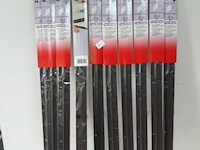 10 x tochtstrip met rubber strip bruin - afbeelding 1 van  3