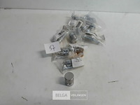 10 x top inox-chroom 17 mm - afbeelding 2 van  3