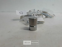 10 x top inox-chroom 17 mm - afbeelding 3 van  3