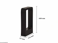 10 x tuinlamp – 40 cm –7w led – 3000k warm wit – ip54 – sla-01 - afbeelding 5 van  5