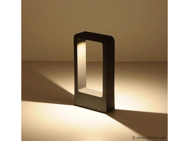 10 x tuinlamp – 40 cm –7w led – 3000k warm wit – ip54 – sla-01 - afbeelding 2 van  4