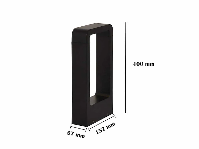 10 x tuinlamp – 40 cm –7w led – 3000k warm wit – ip54 – sla-01 - afbeelding 11 van  12