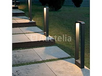 10 x tuinlamp – 60 cm – 7w led – 3000k warm wit – ip54 – zwart – sla-01 - afbeelding 4 van  5
