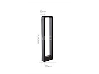 10 x tuinlamp – 60 cm – 7w led – 3000k warm wit – ip54 – zwart – sla-01 - afbeelding 5 van  5