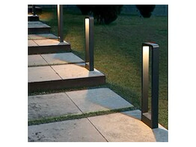 10 x tuinlamp – 60 cm – 7w led – 3000k warm wit – ip54 – zwart – sla-01 - afbeelding 1 van  6