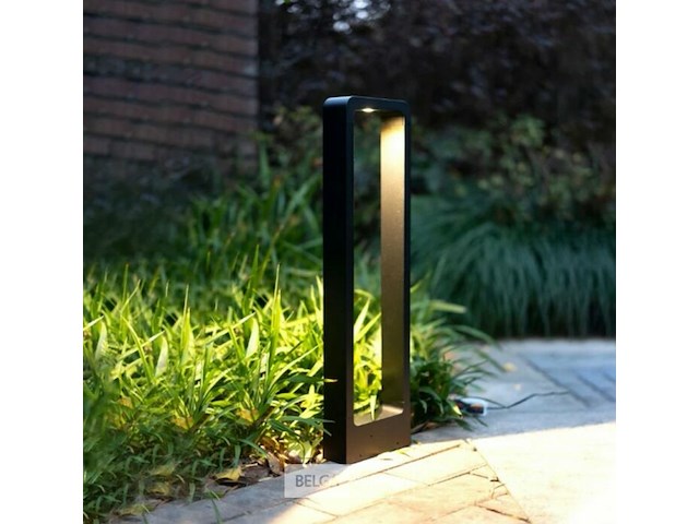 10 x tuinlamp – 60 cm – 7w led – 3000k warm wit – ip54 – zwart – sla-01 - afbeelding 3 van  6