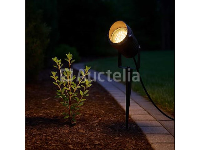 10 x tuinspots met staak – gu10 – ip54 – aluminium – zwart - afbeelding 5 van  5