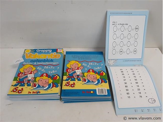10 x vakantie oefenboek - afbeelding 1 van  2