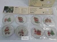 10 x venster deur of frigo decoratie 4 stuks - afbeelding 3 van  3