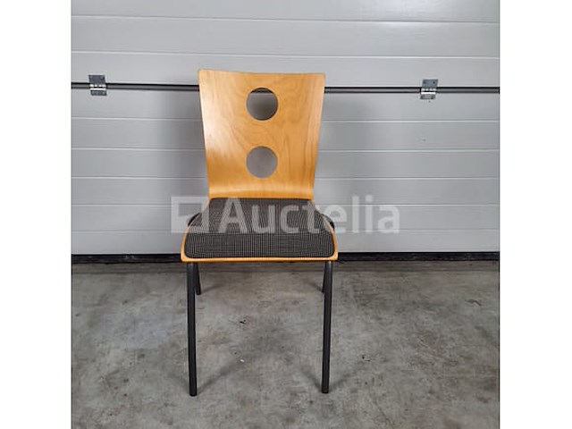 10 x vintage stoel drisag occhio van roel vandebeek voor drisag zonder armleuning - afbeelding 4 van  7