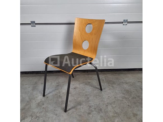 10 x vintage stoel drisag occhio van roel vandebeek voor drisag zonder armleuning - afbeelding 1 van  7