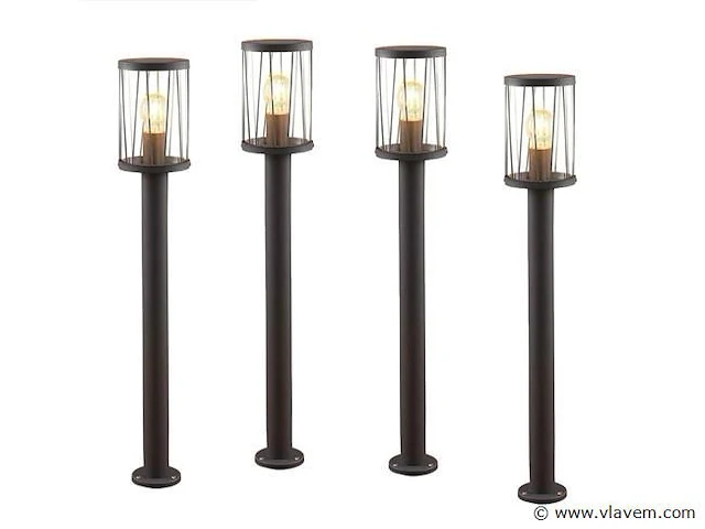 10 x wakiki 50 buiten lamp zwart - afbeelding 8 van  9
