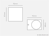 10 x wallight rvs 1.0 buitenarmatuur - afbeelding 6 van  8