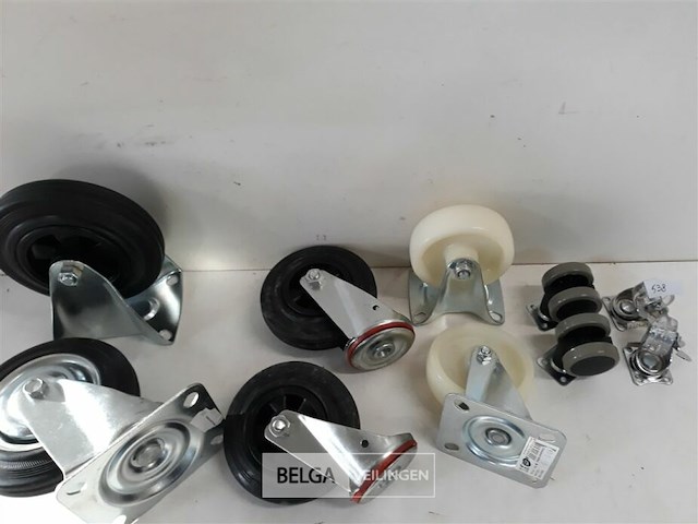 10 x zwenk-bok wielen mix - afbeelding 3 van  3