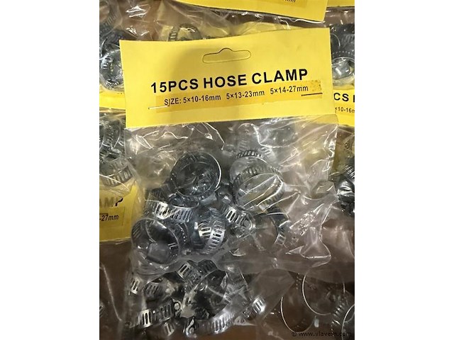 10 zakjes slangklemmen - afbeelding 2 van  2