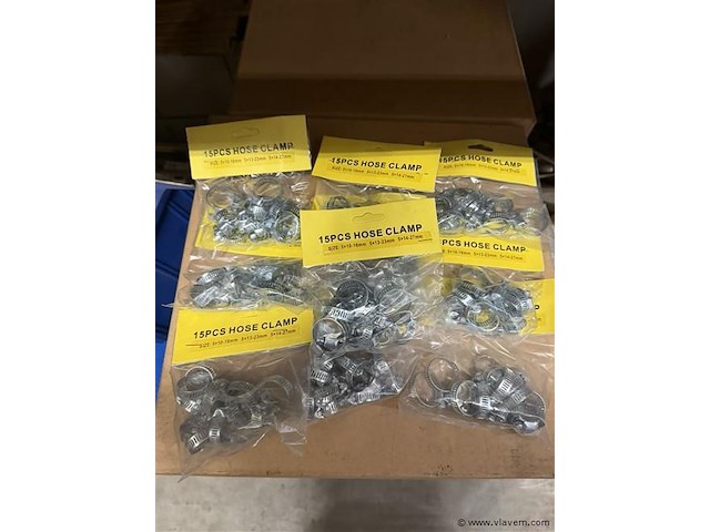 10 zakjes slangklemmen - afbeelding 1 van  2