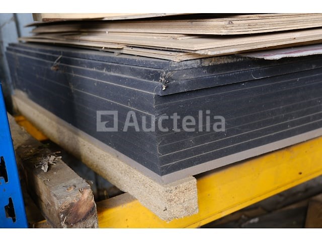 10 zwarte mdf houten panelen - afbeelding 1 van  3