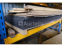 10 zwarte mdf houten panelen - afbeelding 2 van  3
